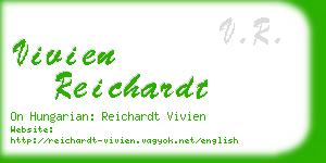 vivien reichardt business card